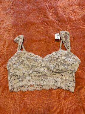 NWT Aerie Lace Longline Bralette